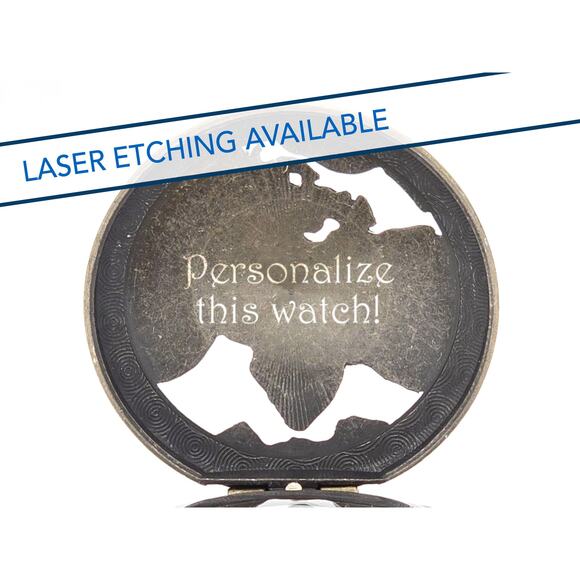 Motorcycle Pocket Watch - Vintage Look Harley Davidson Biker Gift Enthusiast - Picture 8 of 10